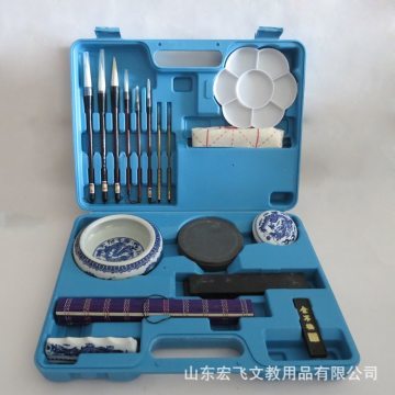 【宏飞学校教学标配订做配送中空吹塑定位美术中国画工具用品箱套装